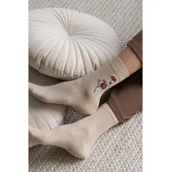 Dámské ponožky Dámské ponožky - Planeta Země 06471 Steven, béžová melanž 38-40 i170_NY045017C