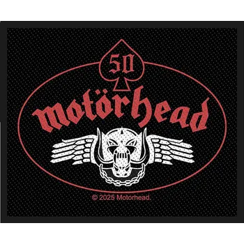 Nášivka Motorhead tkaná nášivka PES 100 x 80 mm, Skull Wing