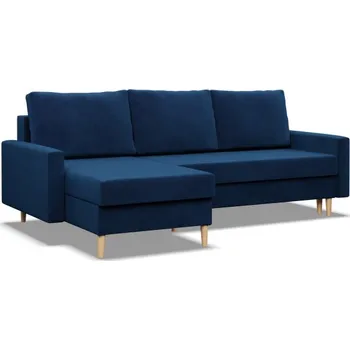 Sedací souprava Rohová rozkládací sedačka BLANK Elegant granátová