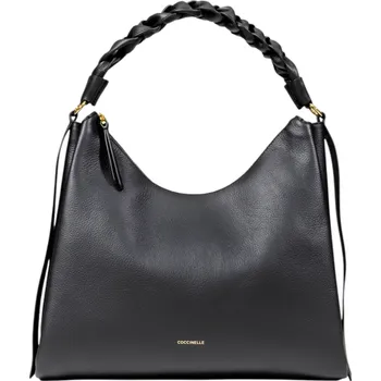 Kabelka Coccinelle kožená kabelka COCCINELLE černá 3491456