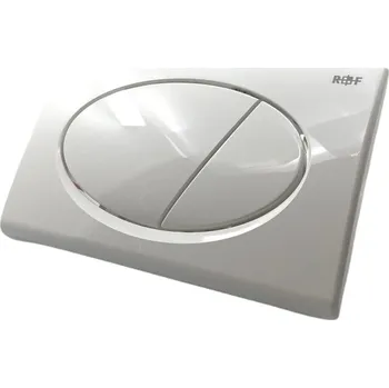 Splachovací tlačítko Ovládací deska Plano R70 dual bíla