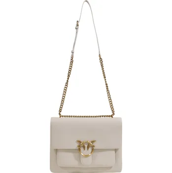 Módní doplněk Kožená kabelka Pinko Borsa Donna Pinko krémová 3491863