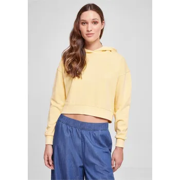 Ladies Short Flower Embroidery Terry Hoody - vintagesun 3XL