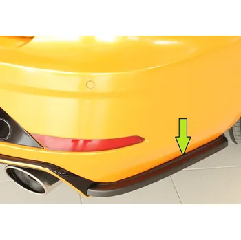 Nárazník Rieger spoiler pod zadní nárazník na pravé straně pro Seat Leon Cupra 5F 5-dvéř. (ST/Combi) r.v. 01/17-, plast ABS bez povrchové úpravy