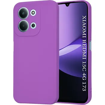 Pouzdro na mobilní telefon Kryt Xiaomi Redmi 15C 4G/5G, SoftFlex - purple