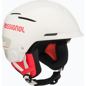 Lyžařská helma Rossignol Hero Slalom Impacts + Chinguard bílá
