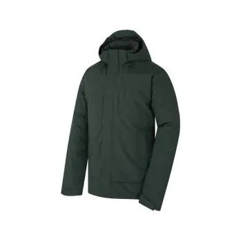 Husky Nurme M dark khaki L; Zelená bunda + DÁREK DLE VÝBĚRU!