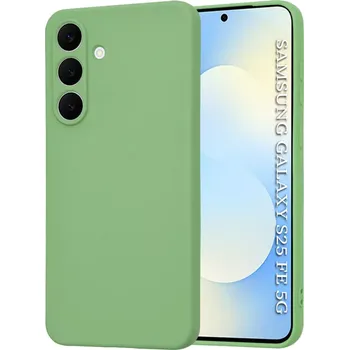Pouzdro na mobilní telefon Kryt Samsung Galaxy S25 FE Techsuit SoftFlex - mint green