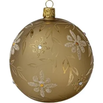 Vánoční ozdoba Koulier Vánoční ozdoba Secese - osm pokladů zlatá, 1 ks