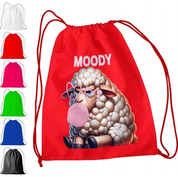 Obraz ČERVENÝ SÁČEK DO ŠKOLKY, ŠKOLY, NA TV - OVEČKA