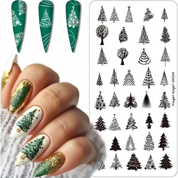 Přípravek na nehty Šablona / Destička na nehty pro zdobení nehtů