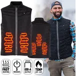 W-TEC Pánská vyhřívaná vesta HEATstem černá - XXL