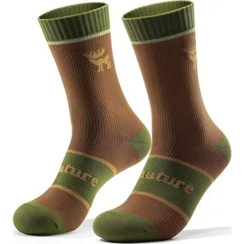 Dámské ponožky Ponožky voděodolné QUNATURE odolné, 37-39 khaki