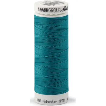 Nit Polyesterové elastické nitě Seraflex Mettler návin 130 m, střední, 0232 tyrkys