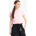 Reporter Young | Dívčí růžový CROP TOP s opraným efektem - Barva RŮŽOVÁ, Velikost 164 253-0440G-43-610-1