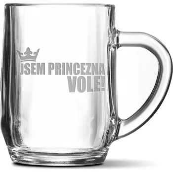 Sklenice Sablio Půllitr Jsem princezna, vole!: 0,5