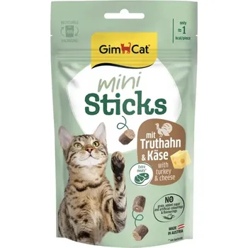 Krmivo pro kočku GimCat Mini Sticks With Krocan & Syr 50g