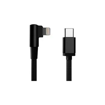 Počítač Gembird adaptér USB-C (M) / Lightning (M), datový / nabíjací, opletený, pravouhlý, 0.2m