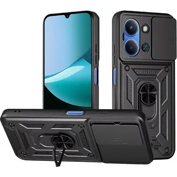 Pouzdro na mobilní telefon Kryt Xiaomi Redmi 15C 4G/5G Techsuit CamShield - černý