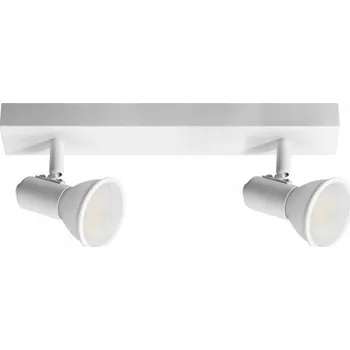 Adviti Dvojité Stropní/Nástěnné Svítidlo RIO 2x GU10 2x60W IP20 Bílé