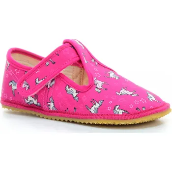 Dívčí bačkory Beda Unicorn (BF-060010/W) barefoot bačkory Velikost boty (EU): 28, Vnitřní délka boty: 180, Vnitřní šířka boty: 73
