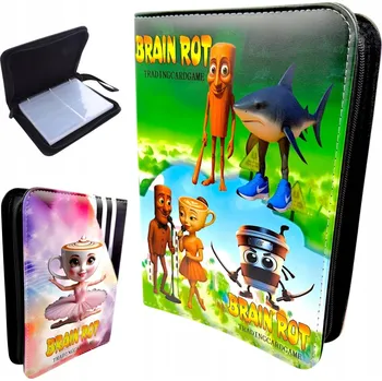 Příslušenství ke karetním hrám Album na 400 karet Brain Rot XXL pořadač na sběratelské karty TCG