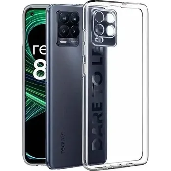 Silikonový kryt pro Realme 8 - Průhledný