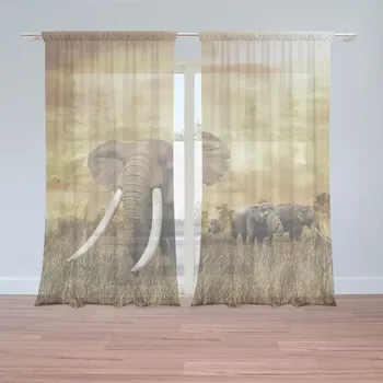 Záclona Sablio Záclony Slon Africký: 2ks 150x250cm