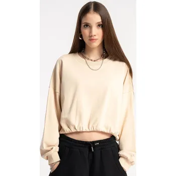Dívčí mikina Reporter Young | Dívčí krémová mikina ve střihu BUBBLE - Barva KRÉMOVÁ, Velikost 158 253-0550G-04-230-1
