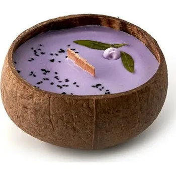 Tropikalia Svíčka z kokosu - vůně Borůvka a vanilka