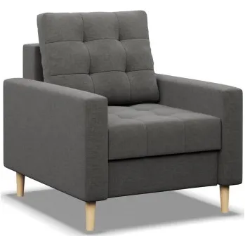 Křeslo Křeslo ELMA tmavě šedé