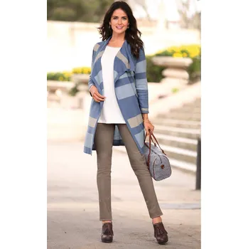 Dámské legíny Tregíny se žabičkovaným pasem hnědá 36