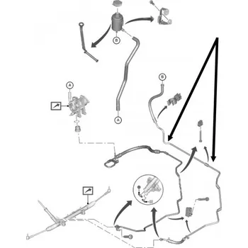Posilovač řízení Zpětné potrubí posilovače řízení Ford Transit, Transit Custom/V363, Tourneo 2389416 WRC Original Parts