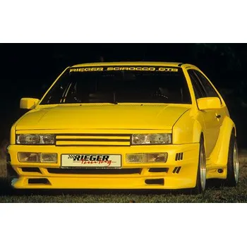 Nárazník Rieger přední nárazník pro Volkswagen Scirocco 2 kupé, GFK (laminát), s výřezy pro blinkry a mlhová světla