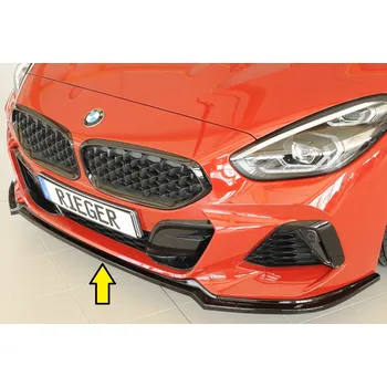 Nárazník Rieger lipa pod přední nárazník pro BMW Z4 G29, G4Z roadster, 03/19-, plast ABS lakovaný do černé lesklé barvy
