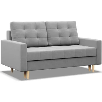 Pohovka Dvoumístná pohovka ELMA rozkládací, šedá