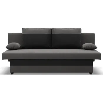 Pohovka Pohovka NOLA rozkládací, černá / šedá