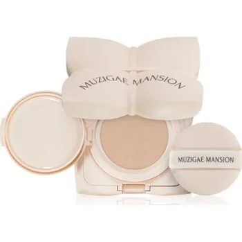 Make-up MUZIGAE MANSION Sleek Water Cushion dlouhotrvající make-up v houbičce s hydratačním účinkem odstín N23 15 g