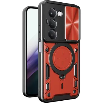 Pouzdro na mobilní telefon Kryt Xiaomi Redmi 15 4G/5G Techsuit CamGuard Pro - červený