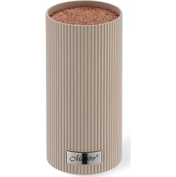 Univerzální blokový stojan na nože, kuchyňské náčiní BÉŽOVÝ MAESTRO MR-1437-BG