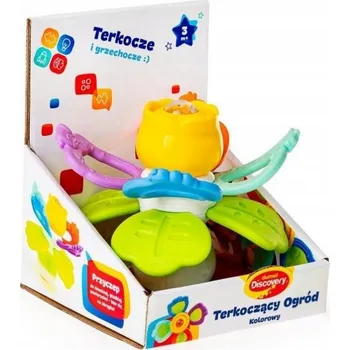 Hračka pro kojence Dumel Terkocající Zahrádka s Přísavkou Barevná Senzorická Hračka Kousátko 3m+