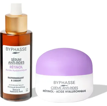 Kosmetická sada Byphasse Skin Booster Retinol sérum 50 ml + pleťový krém 50 ml kosmetická sada proti vráskám