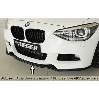 Nárazník Rieger lipa pod přední nárazník pro BMW řada 1 F20, F21 sedan / 2-dvéř., sedan / 4-dvéř. před faceliftem, 09/11-03/2015, 09/12-03/2015, plast ABS bez povrchové úpravy