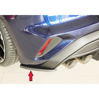 PC tuning Rieger spoiler pod zadní nárazník na levé straně pro Audi A3 S3 GY 5-dvéř. (sportback) r.v. 06/24-, plast ABS bez povrchové úpravy