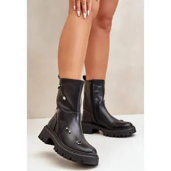 Dámské kozačky Dámské kozačky Step in Style z ekokože se zipem, 41 i240_199831_2:41