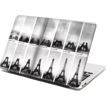 samolepka Sablio Samolepka na notebook Eiffelova věž stavba - 29x20 cm