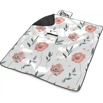 deka Sablio Plážová deka Romantické pryskyřníky: 200x140 cm