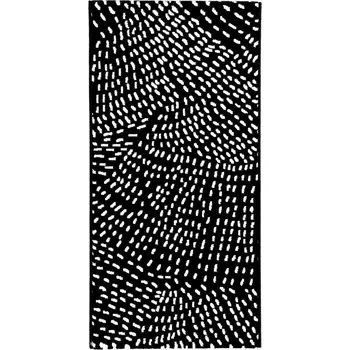 Koberec Breno Kusový koberec INK 463 007/AF900, 80x140 cm, Černá