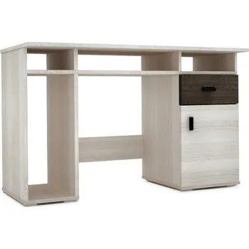 Psací stůl NELSON Psací stůl, jasan/dub stříbrný