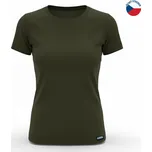 ZÁHOŘÍ Rudel ZÁHOŘÍ Dámské tričko krátký rukáv - zelené Velikost: 50